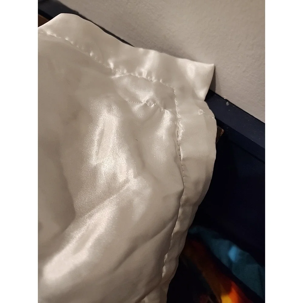 Baby Starters Bear Lovey Plush White Blanket I love you‎ The Moon Satin Minky - Picture 6 of 6